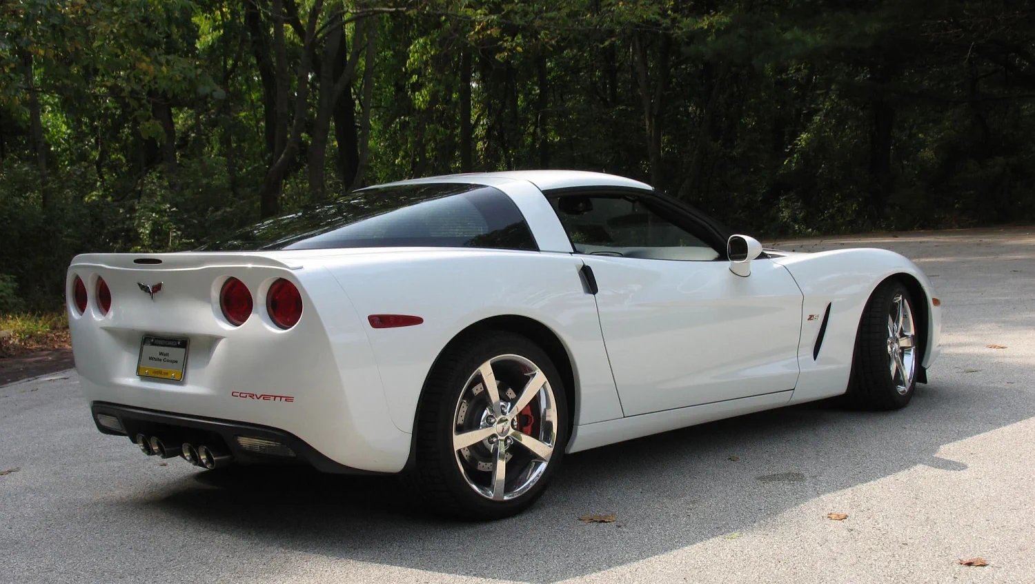 Click to Enlarge-Esc to Close Corvette Generations/C6/C6 white gumby wheel.webp